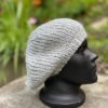 Hand Knitted Beret Cap - Grey (Code - UW221N207F)