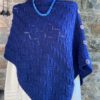 Hand knitted side button poncho (Code-UW247P1528F)