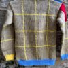 Hand-knitted pullover with colourful squares for boys - 6 to 8 years (Code -UB24NC24E)