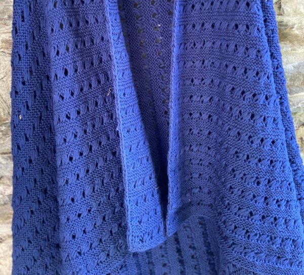 Hand knitted shawl collar shrug (Code-UW163P1528F)