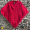 Hand knitted free size poncho (Code-UW232N211F)