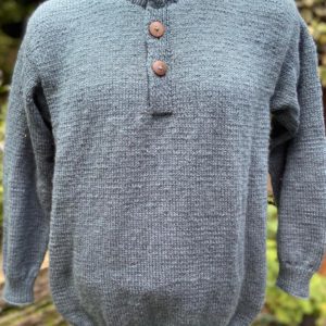 Hand knitted full sleeves pullover with round neck (Code - UM75N027)
