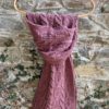 Hand Knitted muffler multi cable without tassels (Code -UW193N047F)