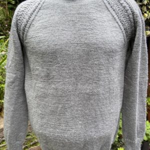 Hand knitted full sleeves pullover with round neck (Code - UM249N207)