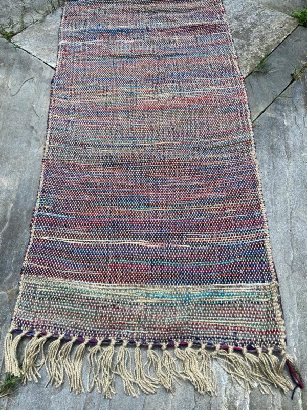 Handwoven yoga mat - multicolor (Code-UU243NC117)