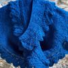 Hand knitted fringe printed Cowl (Code-UW253N183F)