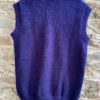 Hand knitted sleeveless cardigan V neck ( Code - UM151N018)