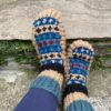 Hand knitted Chunky Slipper Socks (Code-UW238NC44)