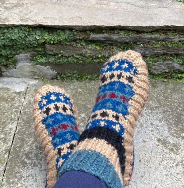 Hand knitted Chunky Slipper Socks (Code-UW238NC44)