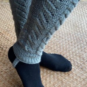 Hand Knitted Leg Warmers (Code - UW230N207F)