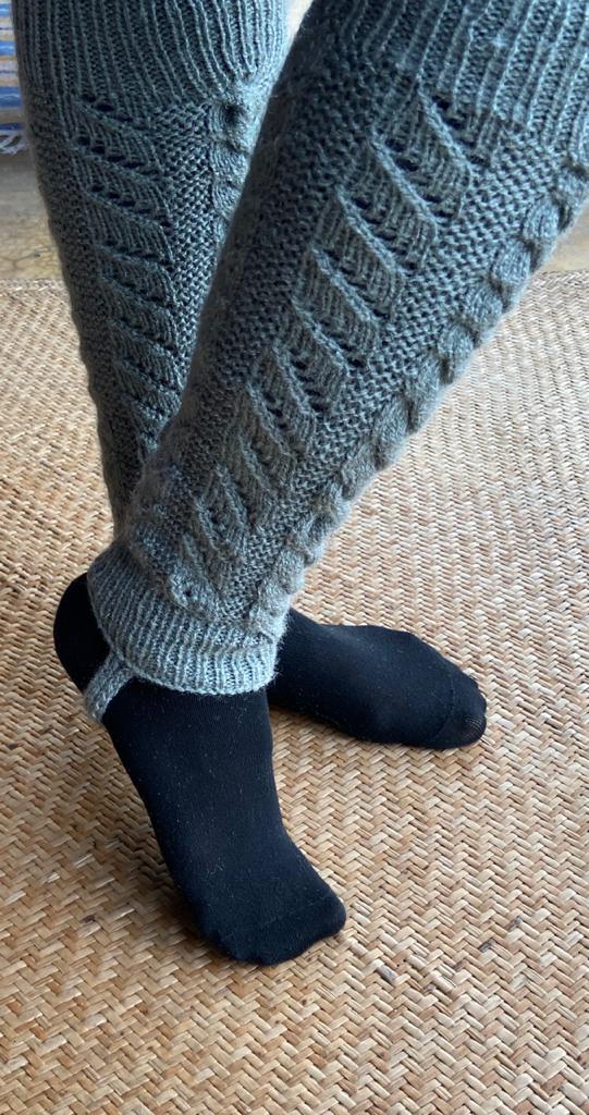 Hand Knitted Leg Warmers (Code – UW230N207F) – Umang