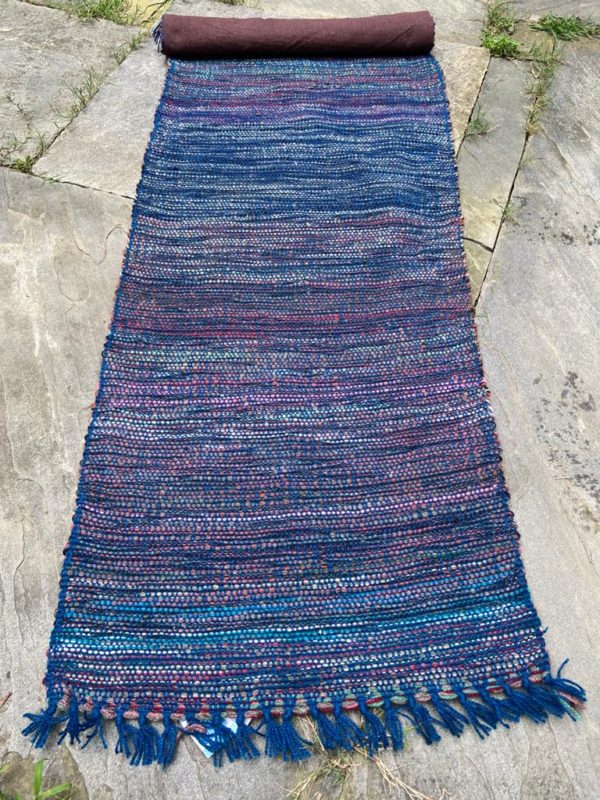 Handwoven yoga mat multicolor (Code-UU243NC118)