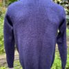 Hand knitted full sleeves cable panel round neck cardigan (Code - UM143N018)