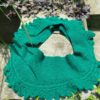 Hand knitted fringe printed Cowl (Code-UW253N133F)