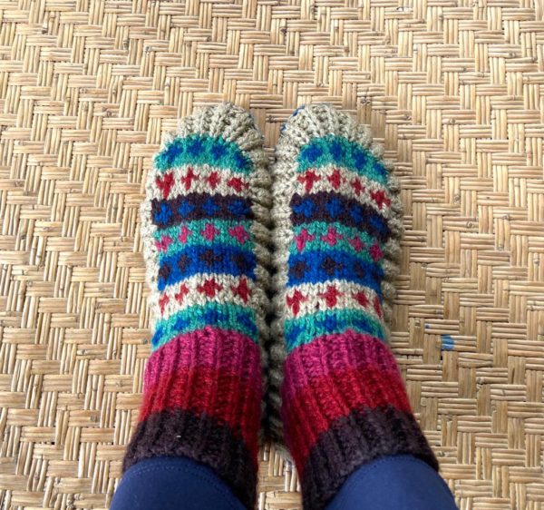 Hand knitted Chunky Slipper Socks (Code-UW238NC45)