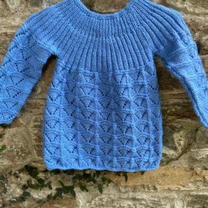 Hand-knitted frock for girls - 2 to 4 years (Code-UG14N054D)
