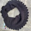 Hand knitted fringe printed Cowl (Code-UW253N015F)