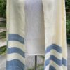 Handwoven woolen stole with side border (Code-UW199NOWF)