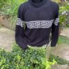 Hand knitted full sleeves pullover with round neck (Code - UM26NC07)