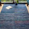 Handwoven two color floor mat (Code-UU246NC121)