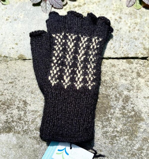 Hand knitted Mittens (Code -UW228N015F)