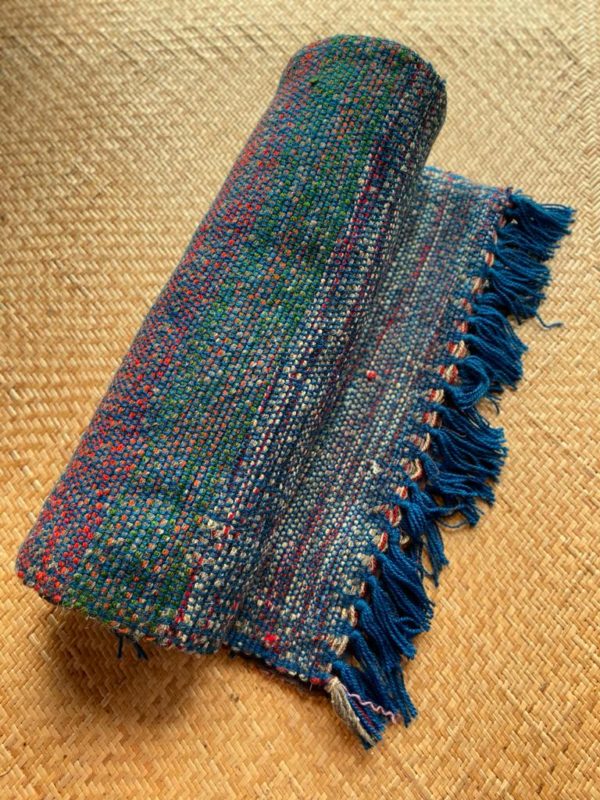 Handwoven two color floor mat (Code-UU246NC121)