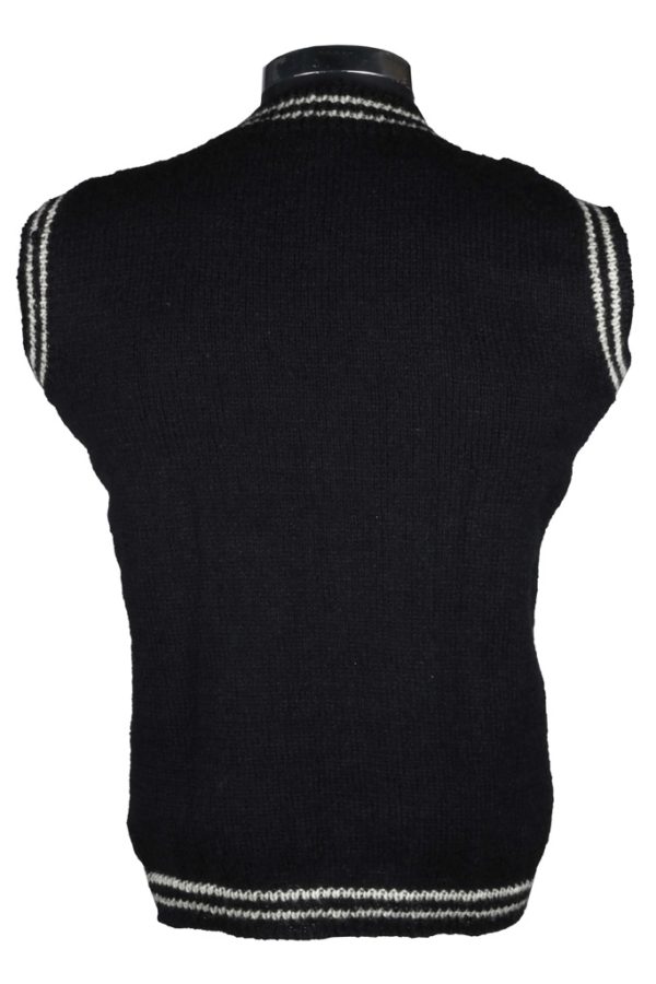 V neck Pullover Sleeveless - Cricket Pattern (Code -UM150NC10)