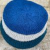 Hand Knitted Beret Cap - Blue ( Code -UW221N183F)