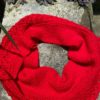 Hand knitted fringe printed Cowl (Code-UW254N211F)