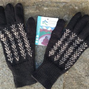 Gloves - Black & White (Code-UW228N015VF)