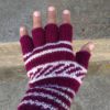 Mitten - Maroon & White (Code -UW307N029F)